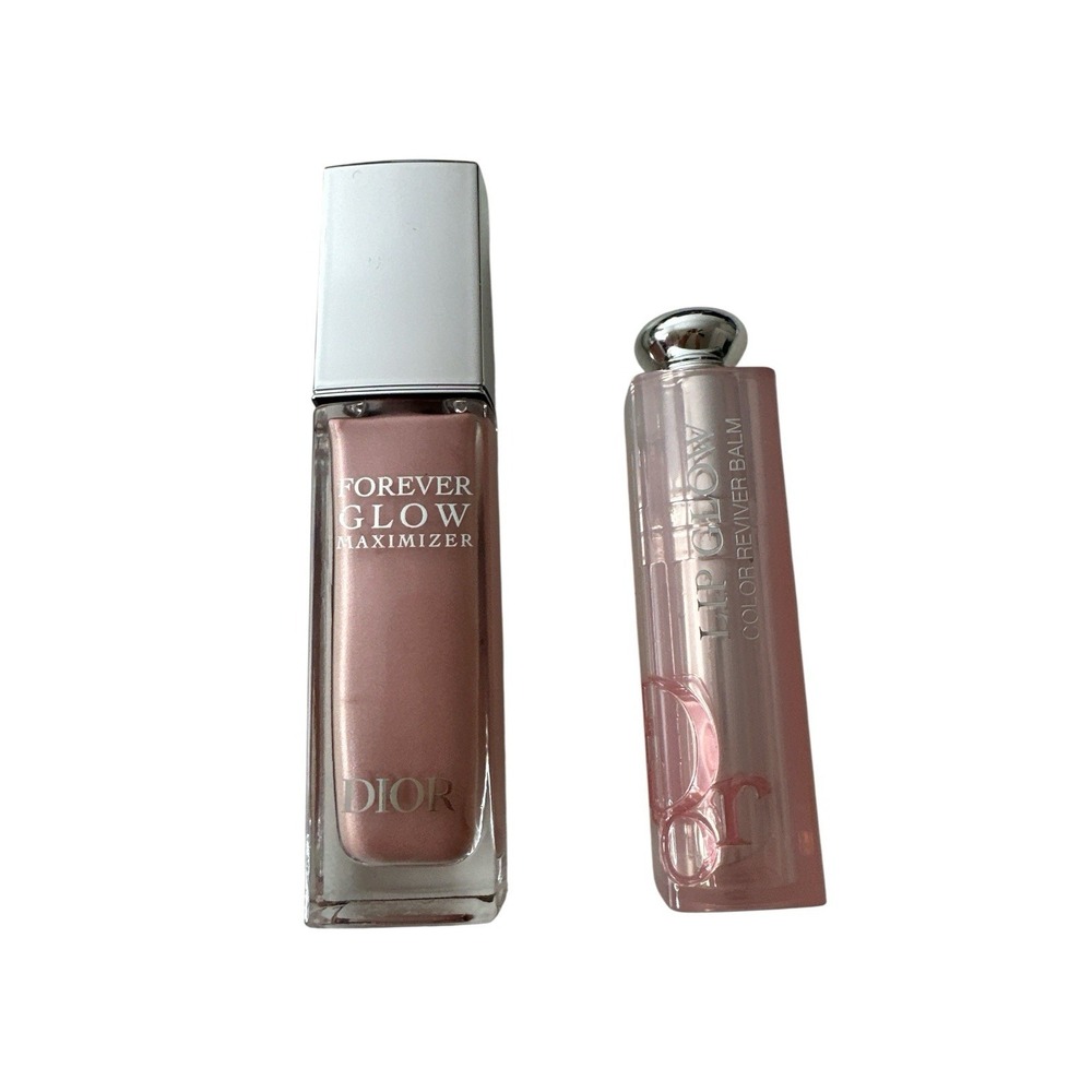 2 Christian Dior Addict Lip REVIVER DUO GLOW Gloss Balm New W Damaged